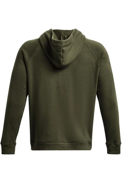 Чоловічий спортивний світшот Under Armour Fleece Logo з капюшоном кенгуру XS 1379758 390 (XS) - изображение 6