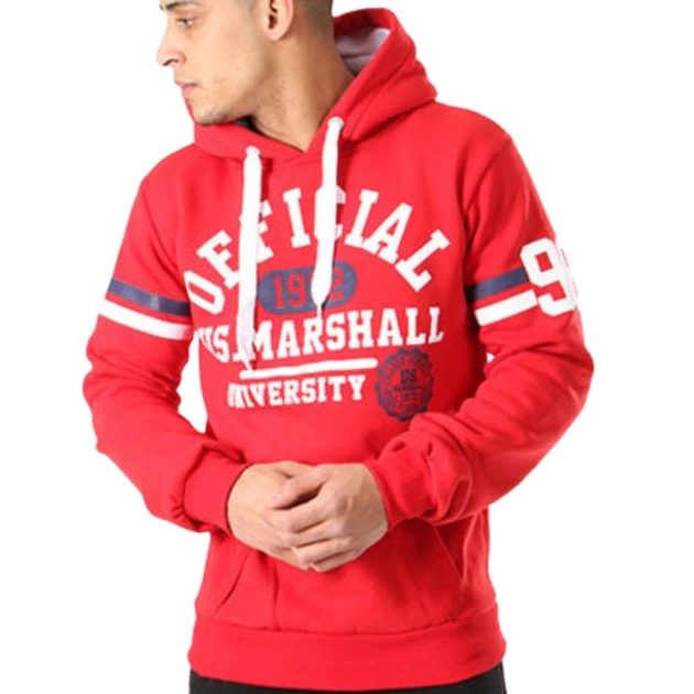 Чоловіче офіційне утеплене худі US.Marshall Gadryshall M SQ050H/USM RED M - Фото 1 Чоловіче офіційне утеплене худі US.Marshall Gadryshall M SQ050H/USM RED M - зображення 1