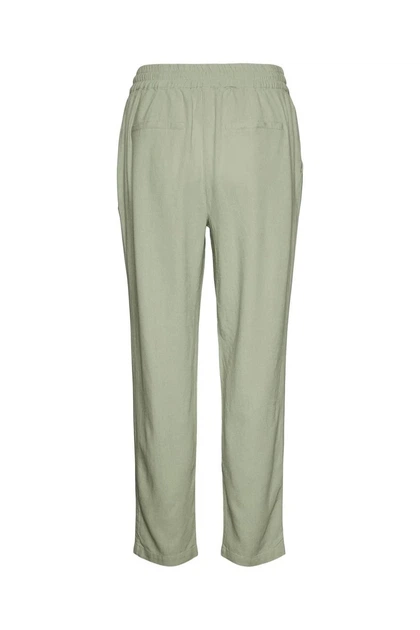 Жіночі вільні лляні штани Vero Moda Jesmilo Ankle вільні штани з льону XS 10260306 SAGE XS - зображення 3