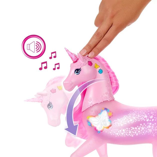 Интерактивная игрушка Barbie Фантастический мир Единорог (JCP78) - изображение 5