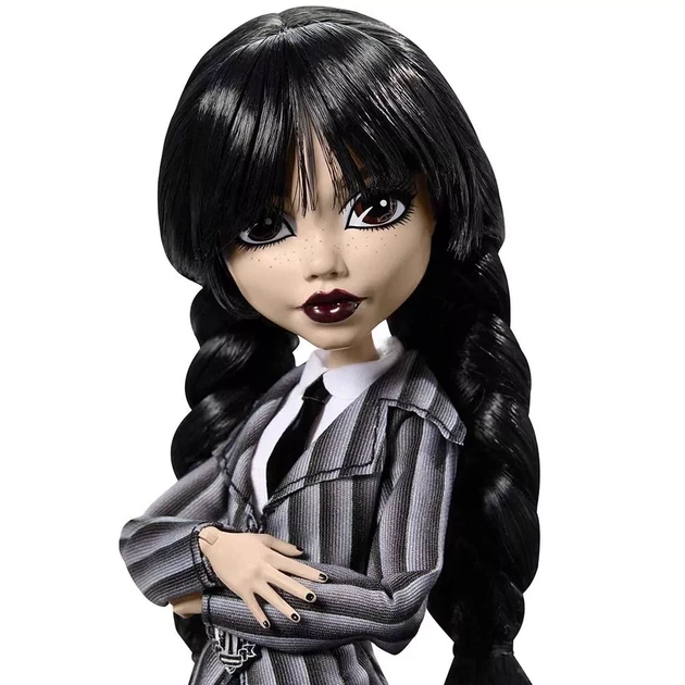 Кукла коллекционная Monster High Венздей в школьной форме (HXJ04) - изображение 4