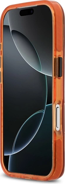 Etui plecki BMW M IML Shockproof Metal Logos MagSafe do Apple iPhone 17 Pro Orange (BMHMP17L25HSMLKO) - obraz 5