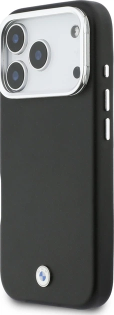 Etui plecki BMW M Sign Metal Logo MagSafe do Apple iPhone 17 Pro Black (BMHMP17L25PFWKCSK) - obraz 2