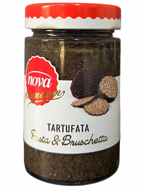 Соус трюфельний грибний Nova Premium Tartufata Pasta & Bruschetta 190 г - Фото 1 Соус трюфельний грибний Nova Premium Tartufata Pasta & Bruschetta 190 г - зображення 1