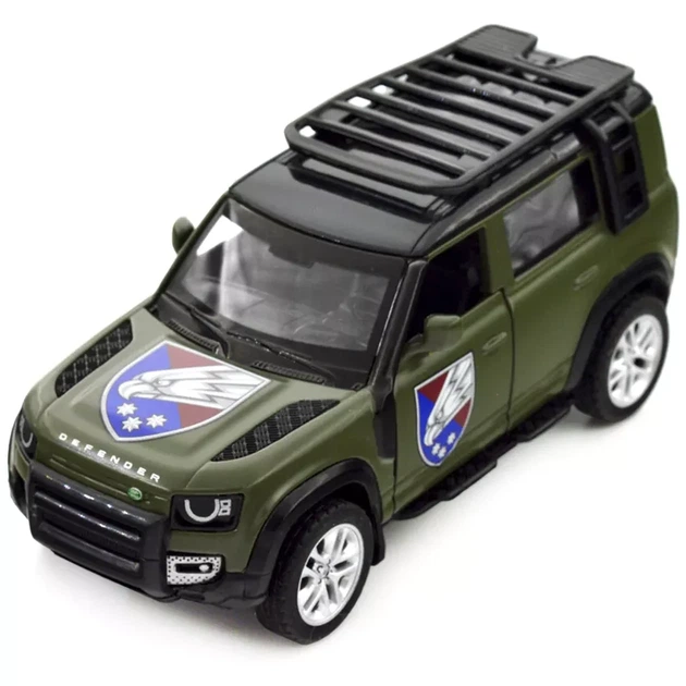 Автомодель TechnoDrive Шевроны Героев Land Rover Defender 25 ОПДБр (250289M) - изображение 9