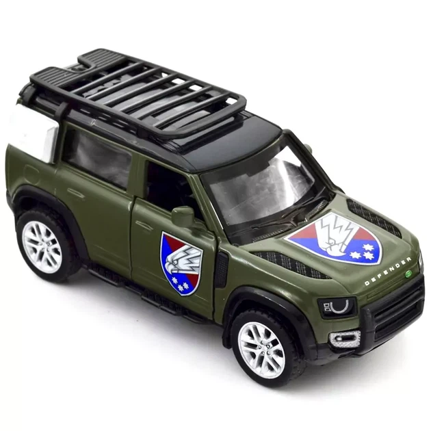 Автомодель TechnoDrive Шевроны Героев Land Rover Defender 25 ОПДБр (250289M) - изображение 15