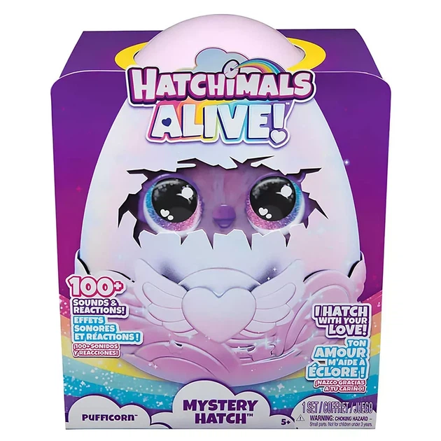 Игрушка интерактивная Hatchimals Alive! Паффи в яйце (SM19201/6069132) - изображение 8