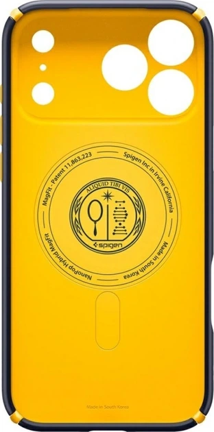Панель Spigen Nano Pop Hybrid Mag MagSafe для Apple iPhone 17 Pro Navy (ACS11149) - зображення 3