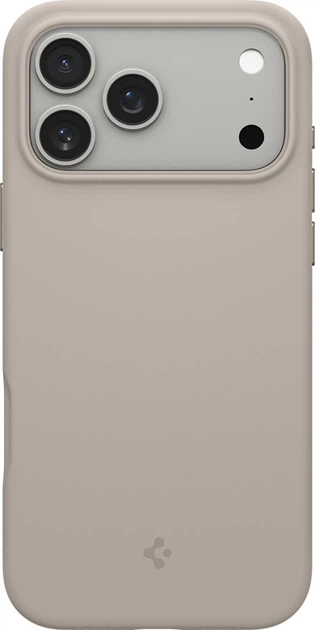 Etui plecki Spigen Silicone Fit MAG MagSafe do Apple iPhone 17 Pro Stone (ACS10337) - obraz 2