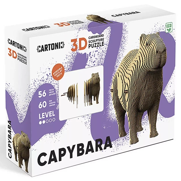 3D пазл Cartonic Capybara (CARTCAPY) - изображение 6