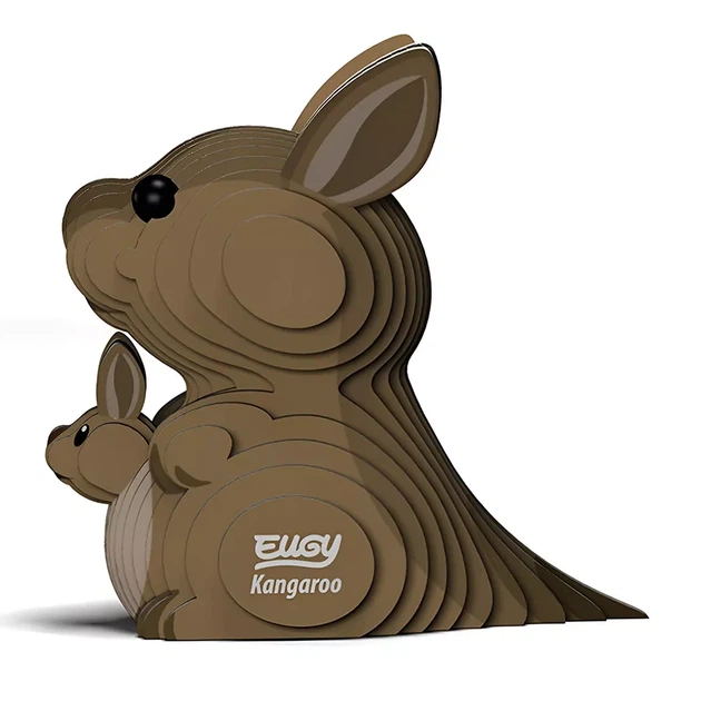 Сборная 3D модель Eugy Зоопарк Кенгуру (XEG-015) - Фото 3 Сборная 3D модель Eugy Зоопарк Кенгуру (XEG-015) - изображение 3