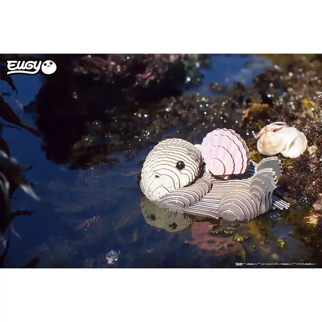 Сборная 3D модель Eugy Зоопарк Морская выдра (XEG-060) - Фото 7 Сборная 3D модель Eugy Зоопарк Морская выдра (XEG-060) - изображение 7