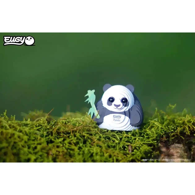Сборная 3D модель Eugy Зоопарк Панда (XEG-013) - изображение 7