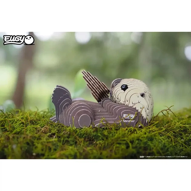 Сборная 3D модель Eugy Зоопарк Морская выдра (XEG-060) - Фото 8 Сборная 3D модель Eugy Зоопарк Морская выдра (XEG-060) - изображение 8