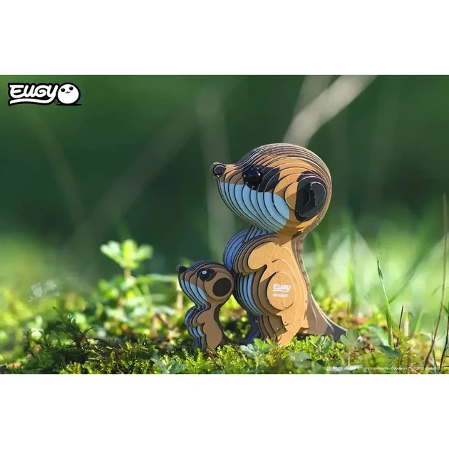 Сборная 3D модель Eugy Зоопарк Сурикат (XEG-046) - изображение 7