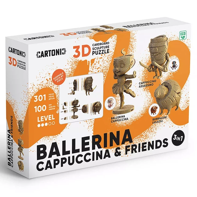 3D пазл Cartonic Ballerina Cappuccina and Friends (CARTBALLER) - изображение 13