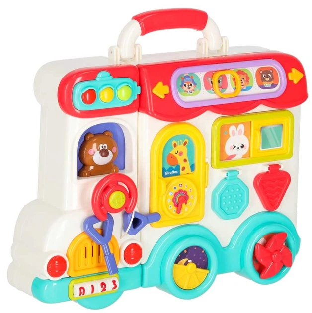 Маніпуляційна дошка Ikonka інтерактивна Автомобіль Світло Звук (KX2899) (5903039770089) - зображення 2