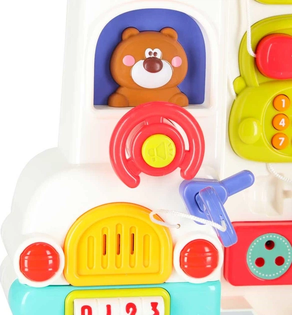 Маніпуляційна дошка Ikonka інтерактивна Автомобіль Світло Звук (KX2899) (5903039770089) - зображення 8