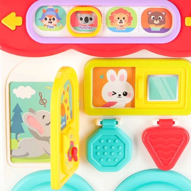 Маніпуляційна дошка Ikonka інтерактивна Автомобіль Світло Звук (KX2899) (5903039770089) - зображення 9