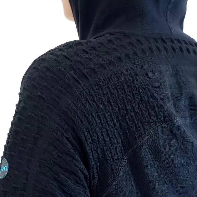 Жіночий спортивний світшот Uyn Run Fit OW з чорним капюшоном M O102028 B464 (M) - зображення 6
