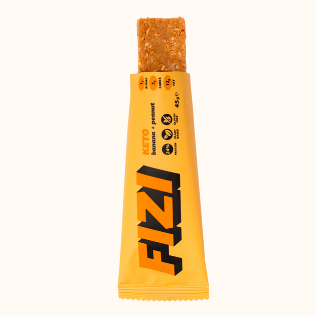 Протеиновый низкоуглеводный батончик FIZI Банан-арахис 45 г 10 шт (2514020312) - изображение 3