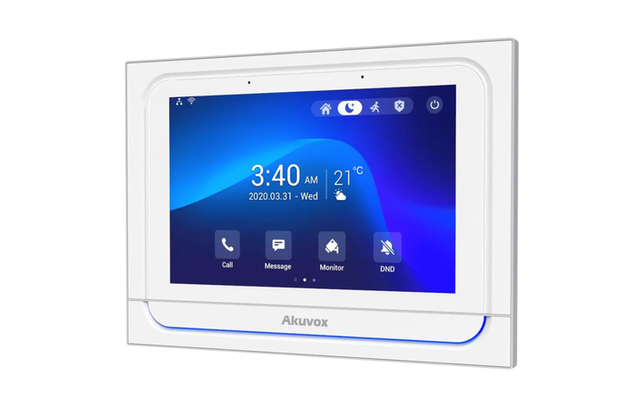 IP-видеодомофон Akuvox X933W 7'' IPS Wi-Fi BLE ZigBee SIP PoE Android, White - изображение 3