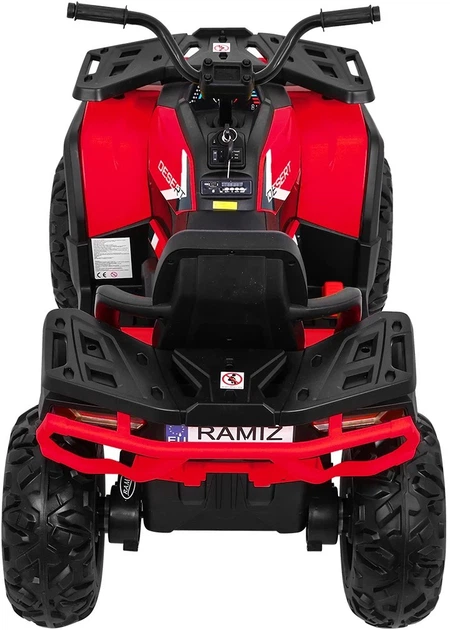 Samochód elektryczny dla dzieci Quad ATV Desert 1-osobowy Czerwony (5903864986945) - obraz 5