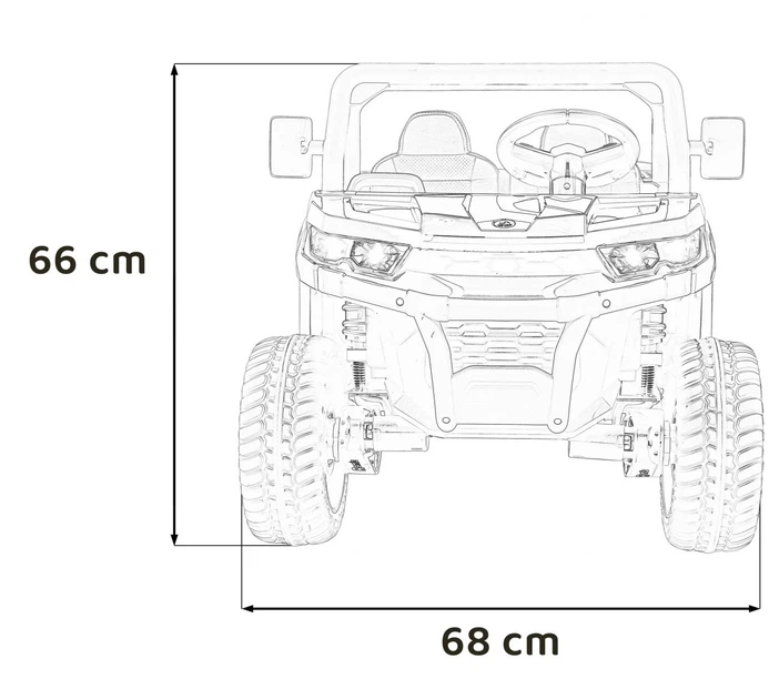 Samochód elektryczny dla dzieci Pick-Up Speed 900 1-osobowy Niebieski (5903864956047) - obraz 7