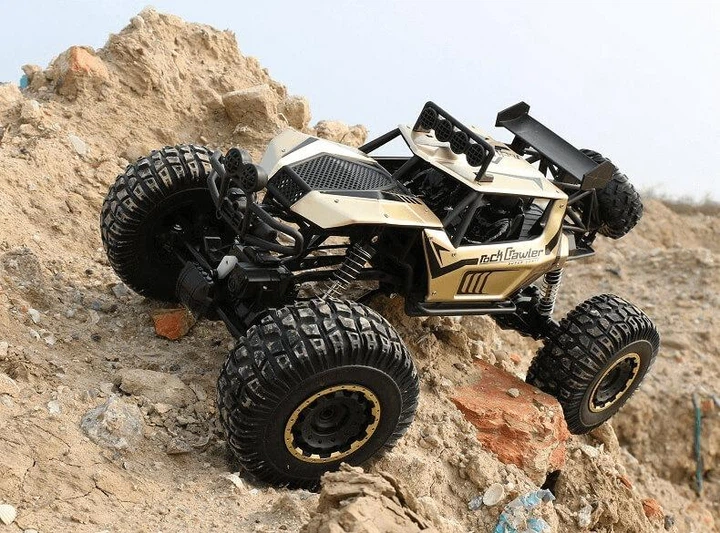 Машинка на радиоуправлении GW131 609E 1:8 Gold – внедорожник, монстр-трак, 4WD, до 12 км/ч, до 20 минут, до 100 м - Фото 7 Машинка на радиоуправлении GW131 609E 1:8 Gold – внедорожник, монстр-трак, 4WD, до 12 км/ч, до 20 минут, до 100 м - изображение 7