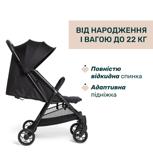 Прогулочная коляска Chicco Urbino Черная (87138.95) - изображение 2