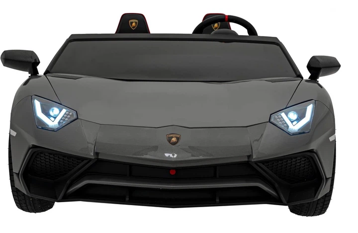 Samochód elektryczny dla dzieci Lamborghini Aventador SV 2-osobowy Szary (5903864940503) - obraz 2