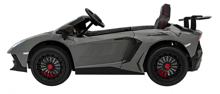Samochód elektryczny dla dzieci Lamborghini Aventador SV 2-osobowy Szary (5903864940503) - obraz 3