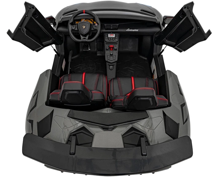 Samochód elektryczny dla dzieci Lamborghini Aventador SV 2-osobowy Szary (5903864940503) - obraz 5
