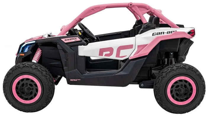 Samochód elektryczny dla dzieci Buggy Maverick Turbo RR Strong 2-osobowy Różowy (5903864983661) - obraz 3