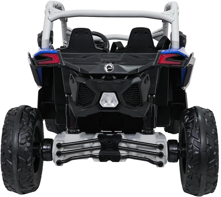 Samochód elektryczny dla dzieci Buggy Maverick Turbo RR 2-osobowy Niebiesko-szary (5903864960648) - obraz 4