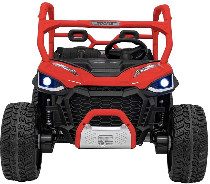 Samochód elektryczny dla dzieci Farmer Truck UTV Racing 2-osobowy Czerwony (5903864944075) - obraz 2