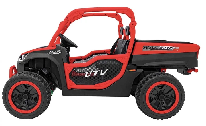 Samochód elektryczny dla dzieci Farmer Truck UTV Racing 2-osobowy Czerwony (5903864944075) - obraz 3