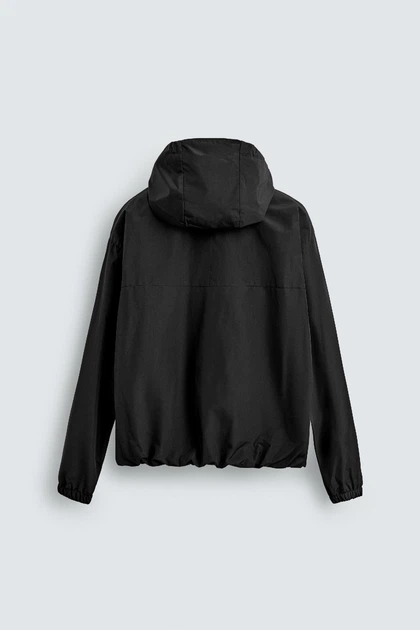 Куртка Zara Water Repellent чорний 8281/410/800 M - изображение 7