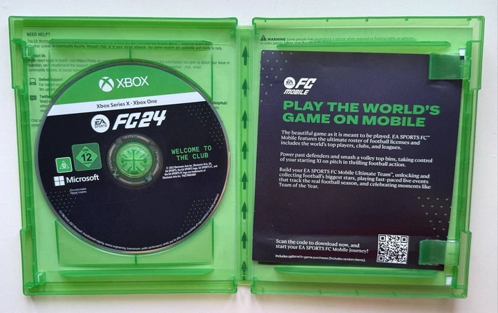 Диск для XBOX Series X / XBOX One - EA Sports FC 24, русская версия, Б/У - изображение 2