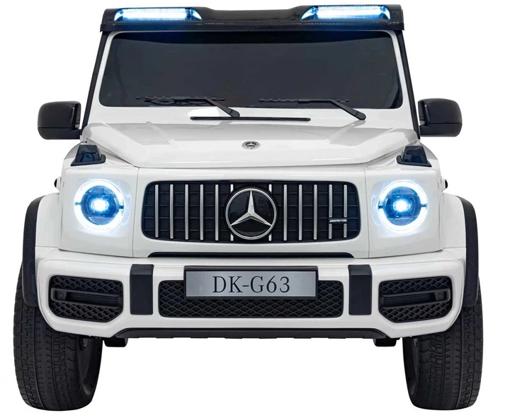 Samochód elektryczny dla dzieci Mercedes-Benz G63 AMG XXL 2-osobowy Biały (5903864942538) - obraz 2