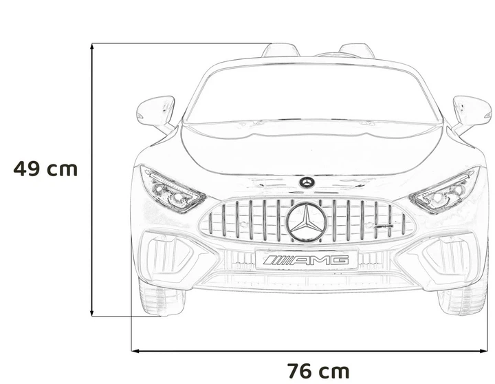 Samochód elektryczny dla dzieci Mercedes-Benz AMG SL63 1-osobowy Czarny (5903864940442) - obraz 6