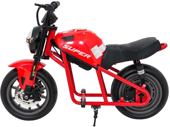 Motor elektryczny dla dzieci Supermoto 1-osobowy Czerwony (5903864960884) - obraz 3