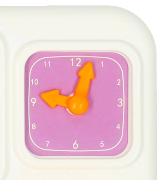 Сенсорна маніпуляційна дошка Ikonka Монтессорі Кухня Годинник Світло Звук (KX3202) (5903039765306) - зображення 6