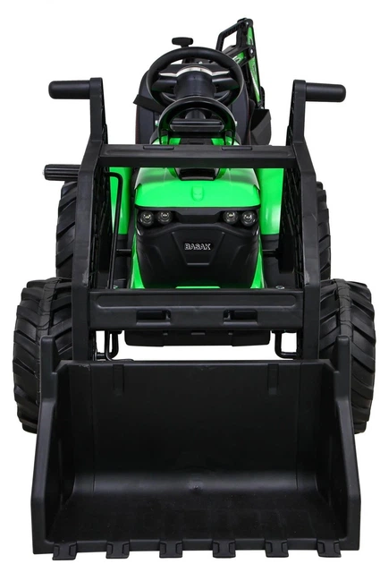 Traktor elektryczny dla dzieci 720-T z przyczepą 1-osobowy Zielony (5903864952339) - obraz 2