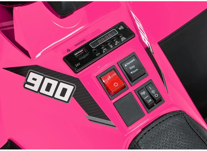 Samochód elektryczny dla dzieci Quad ATV Wolf 1-osobowy Różowy (5903864960358) - obraz 6