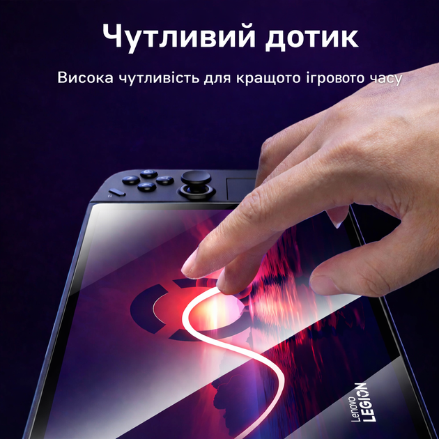 Защитное стекло JSAUX для Lenovo Legion Go (8.8") 9H HD, глянцеве 2 шт - изображение 10