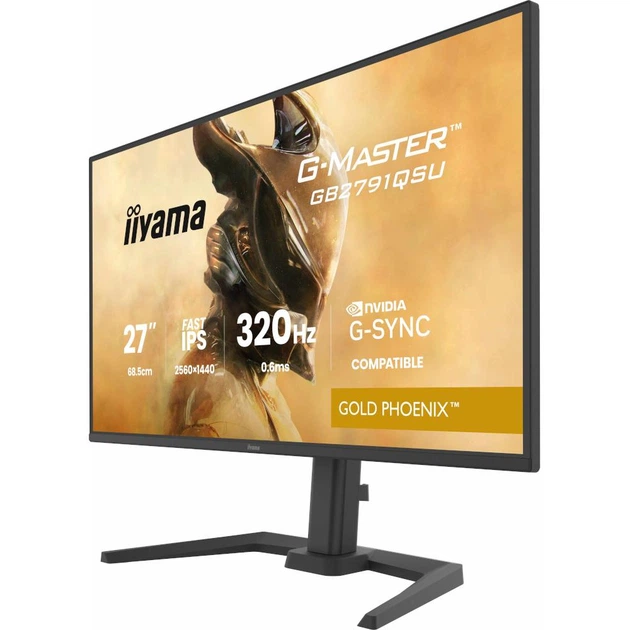 Монітор Iiyama 27" GB2791QSU-B1 QHD IPS 320Hz (GB2791QSU-B1) - зображення 5