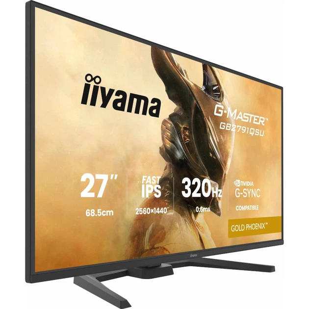 Монітор Iiyama 27" GB2791QSU-B1 QHD IPS 320Hz (GB2791QSU-B1) - зображення 6