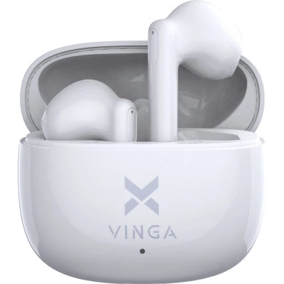 Наушники Vinga HBT065 Bluetooth White (HBT065WT) - Фото 1 Наушники Vinga HBT065 Bluetooth White (HBT065WT) - изображение 1