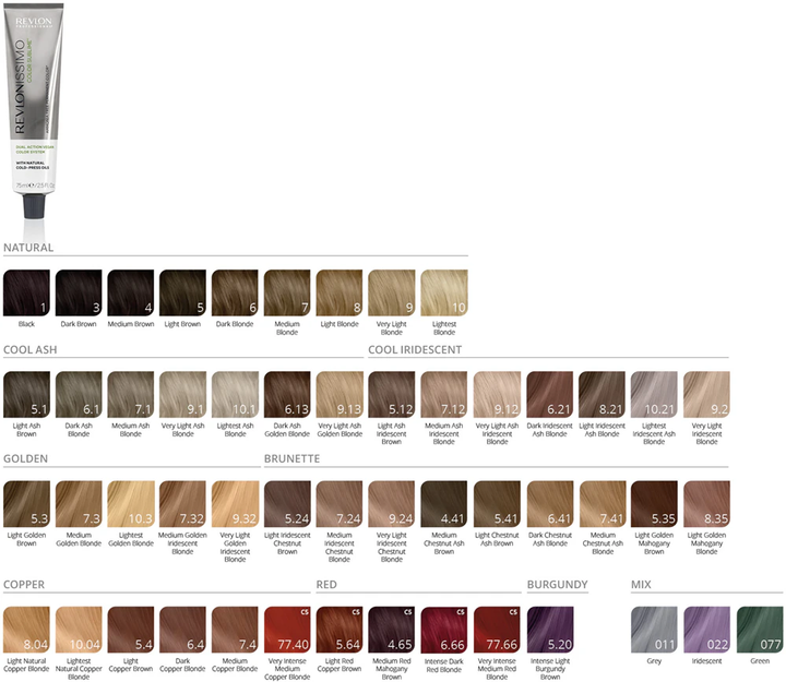 Фарба для волосся без аміаку 5 Світло-коричневий Revlon Professional Color Sublime Vegan 75 мл - зображення 2